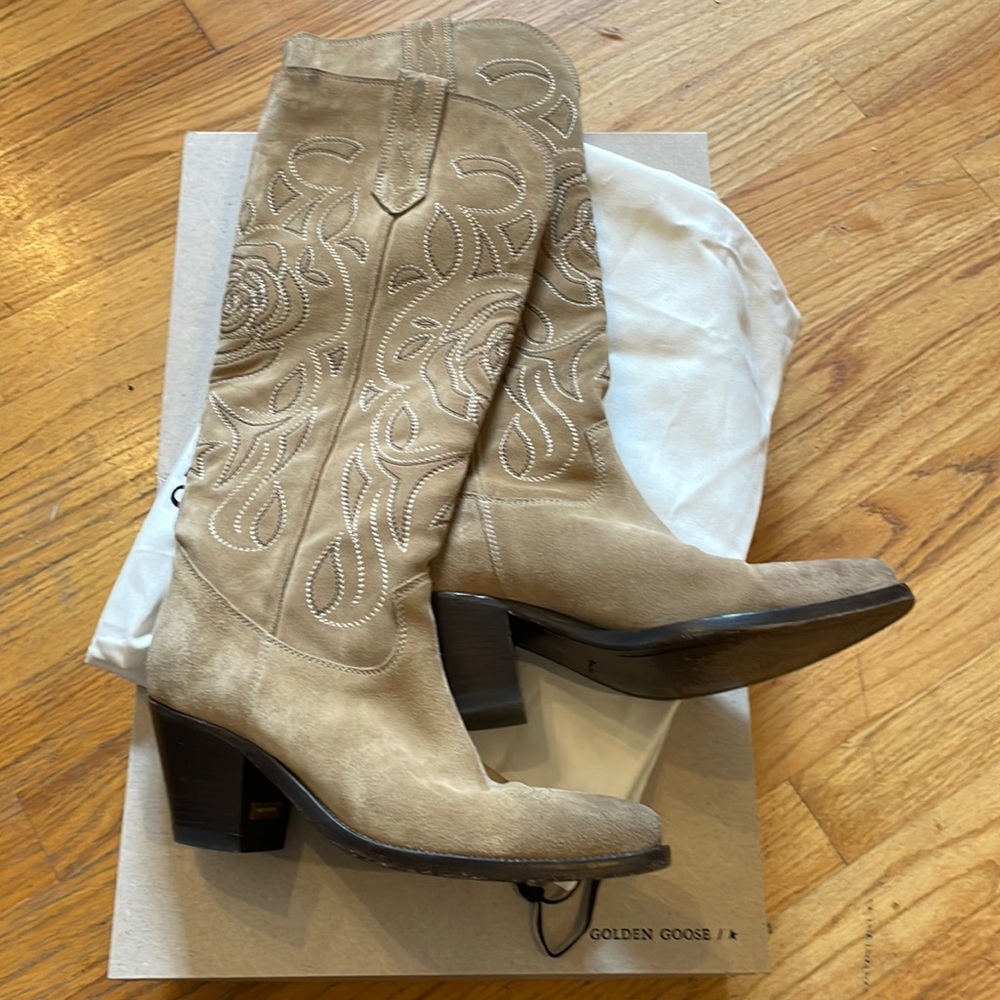 Golden Goose Cowboy Boots size 37